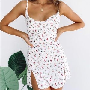 BEGINNING BOUTIQUE X GRACIE PISCOPO Radiate Love Mini Dress